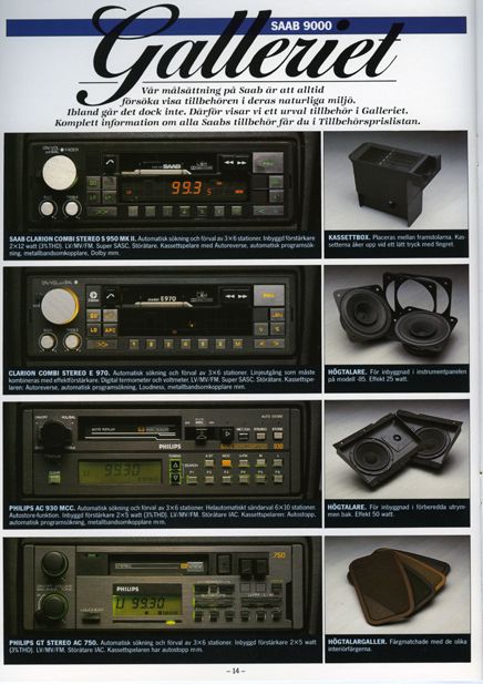 Clarion ska det vara. En S950 MK II. Min 9000-kassa är skral, men här kan jag tänka mig att lätta på lädret. Någon som har en att sälja? Gärna en kassetthållare också. Nu!