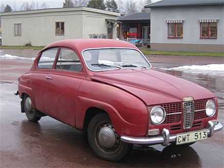 Här kommer en SAAB-bild i sista stund. Bilden är tagen i Rättvik./Bengt Abrahamsson