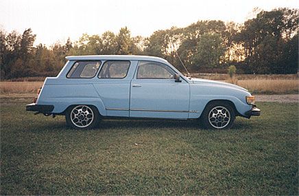 En Saab 95 V4./Johnny Mansten, Västerås