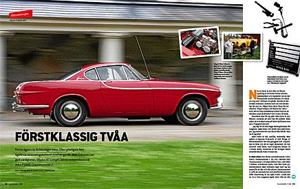 Sveriges äldsta serietillverkade Volvo P1800 är på rull igen. Mats Erikssons renovering var minst sagt noggrann!