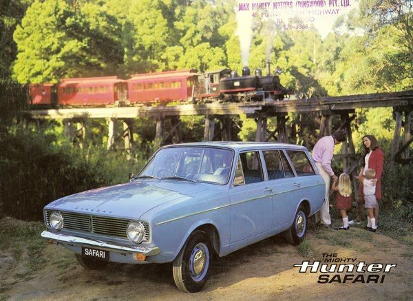Sunbeam Hunter Safari, en speciell Australienmodell, Sceptren såldes som Hillman Hunter Royal.