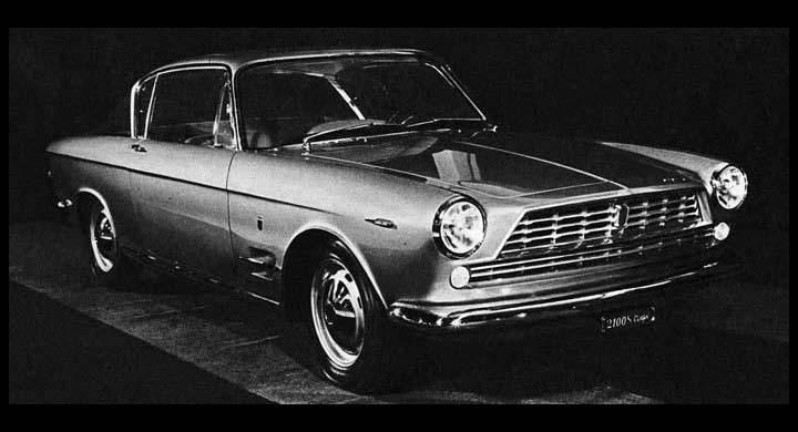 1960 presenterade Ghia en vacker coupé på 2100:an, som senare kom i produktion...