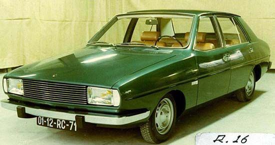 1971 gjordes ett förslag som mekaniskt skulle baseras Renault 16 men i större format. 1978 kom sedermera Renault 18 i denna storleksklass men med lite modernare linjer. Dock så går tankarna mer till Leylands Princess som hade premiär 1975 när man ser den här.