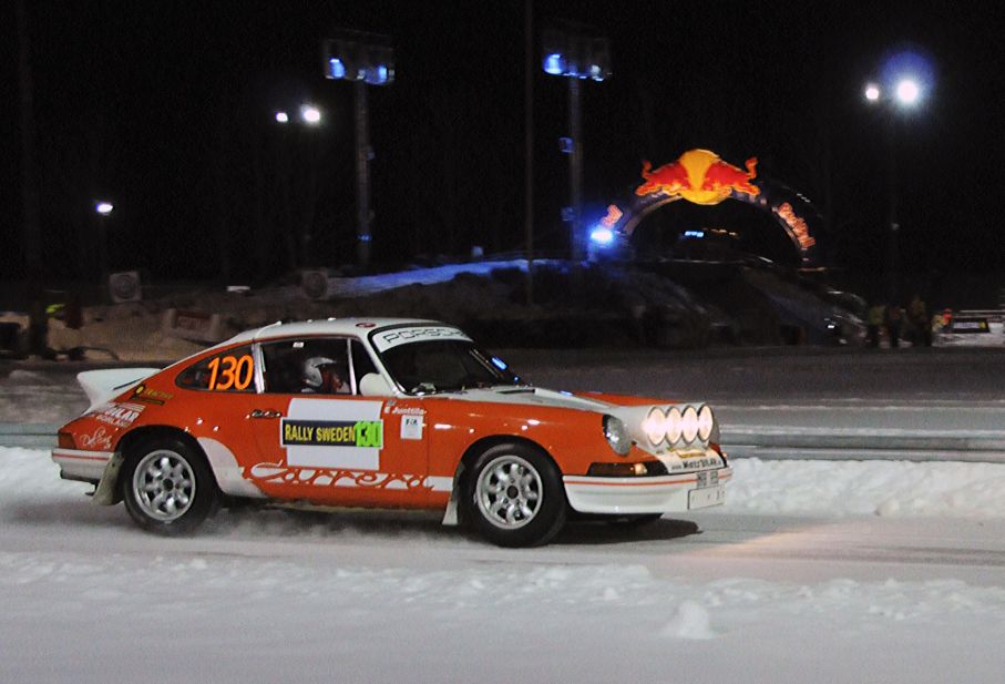 2012 års europamästare, Mats Myrsell slutade trea med sin Porsche 911 RS 1973 tillsammans med kartläsaren Esko Junttila.