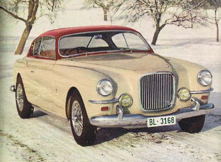 Också från Ghia.AIgle 1953, elegant coupé