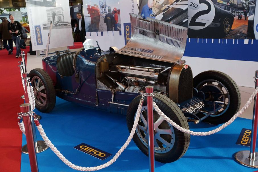 En alldeles nyrenoverad Bugatti T51A ställdes ut av logistikföretaget GEFCO. Den tävlade på LeMans sista gången 1937 rattad av Anne-Cécile Itier, en av 1930-talets kvinnliga racingess.