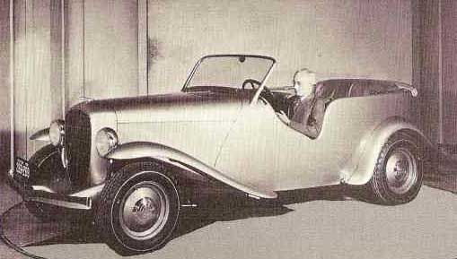 Ett tufft bygge daterat 1932, en del hot rod, en del engelsk sports tourer och en del buggy. Designern Frank Spring gjorde den här latttjo bilen hos Terraplane som en stilstudie, en tidig Show car eller conceptbil om man så vill kalla det.