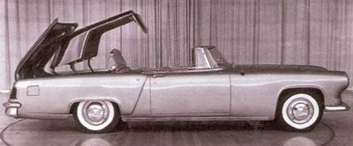 Lincoln Continental mk II kom att bli den dyraste och mest exklusiva bilen på USA-marknaden under dess korta produktion 1956-57. Den här studien daterar sig dock från 1954, och det fanns alltså planer på att göra en nedfällbar hardtop för mk II. Det blev dock aldrig aktuellt men systemet kom däremot på Ford Skyliner 1957-59. Notera även att på denna tidiga mk II studie har den fortfarande markerade bakskärmar.