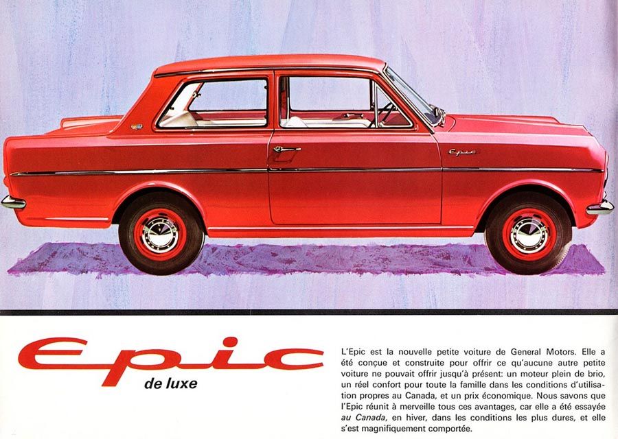 Vauxhall Viva bytte namn vid överfarten över Atlanten och hette vid ankomsten Envoy Epic. Såldes i Kanada av Pontiac.