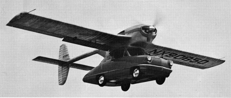 Flygande bilar har sett lite då och då, sällan har de fungerat som det varit tänkt varken som bil eller plan, men Convair var kanske det elegantaste försöket av dom