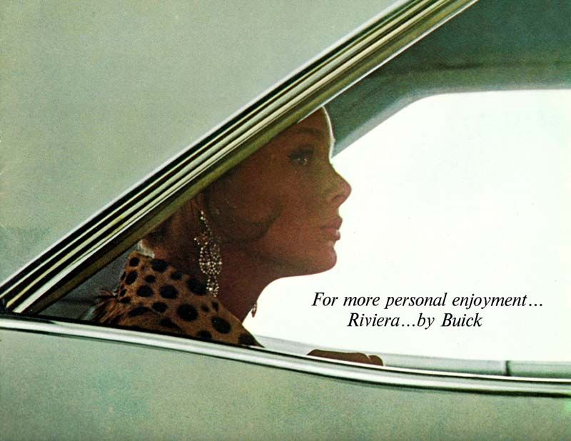 Buick Rivera annonserades så här sobert i broschyren 1963