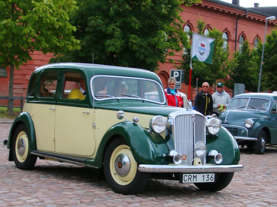 En ovanlig Rover. Den kortlivade P3 serien gjordes bara under halvtannat år 1948-49 då nya moderna P4 lanserades.