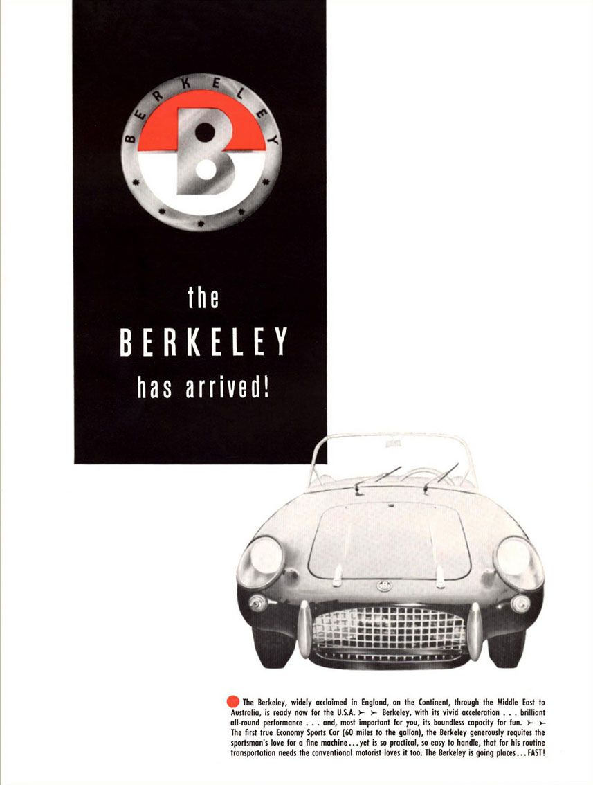 Minst och märkligast av alla brittiska bilar man sålde i USA var Berkeley.