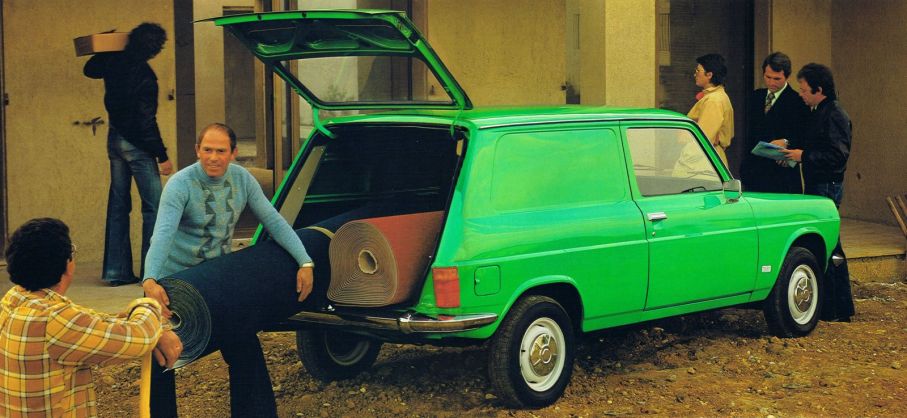 Simca 1100 van ser ut att ta tung last helt utan bekymmer, i alla fall i broschyren från 1978