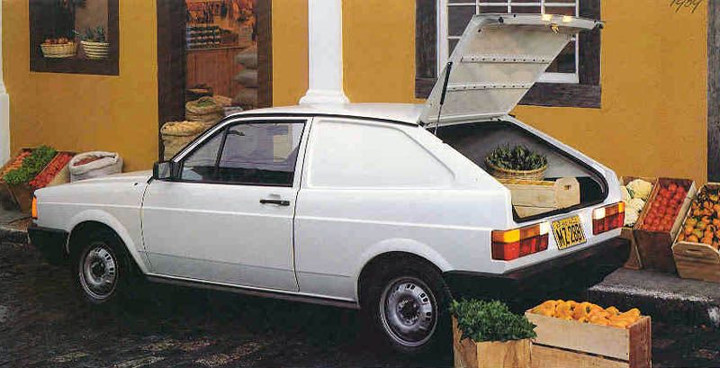 Volkswagen Gol var en helt egen brasilienmodell som kom 1980 och görs än idag. i 27 år var den landets bäst säljande modell, och i sortimentet fanns också denna 'Furgao' , här från 1989.