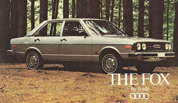 Audi 80 hette Fox, visst lät det mycket tuffare?