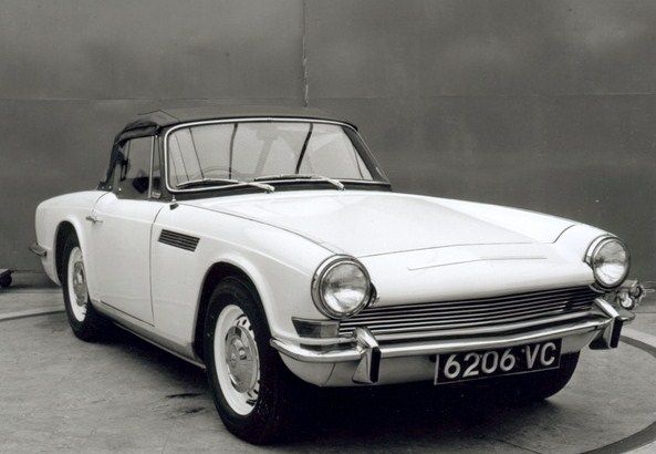 Triumph Zest ser nästan helt färdig ut 1965. Man ser drag av både den existerande Spitfire och kommande TR-bilar