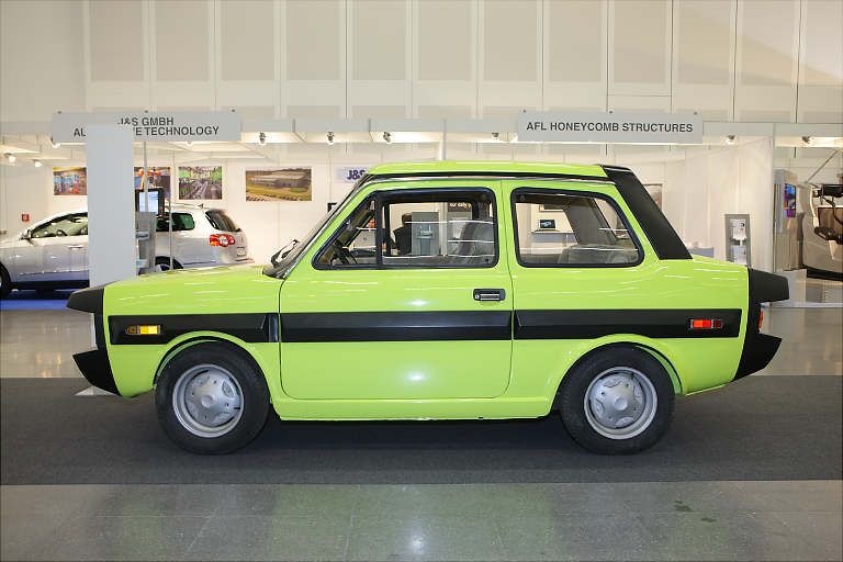 Fiat byggde säkerhetsbilar i tre olika storleksklasser, det här var den minsta.