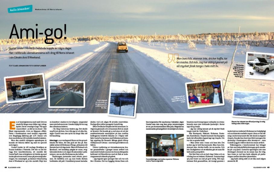 Häng med på 365 mil upp till Ishavet i Citroën Ami.