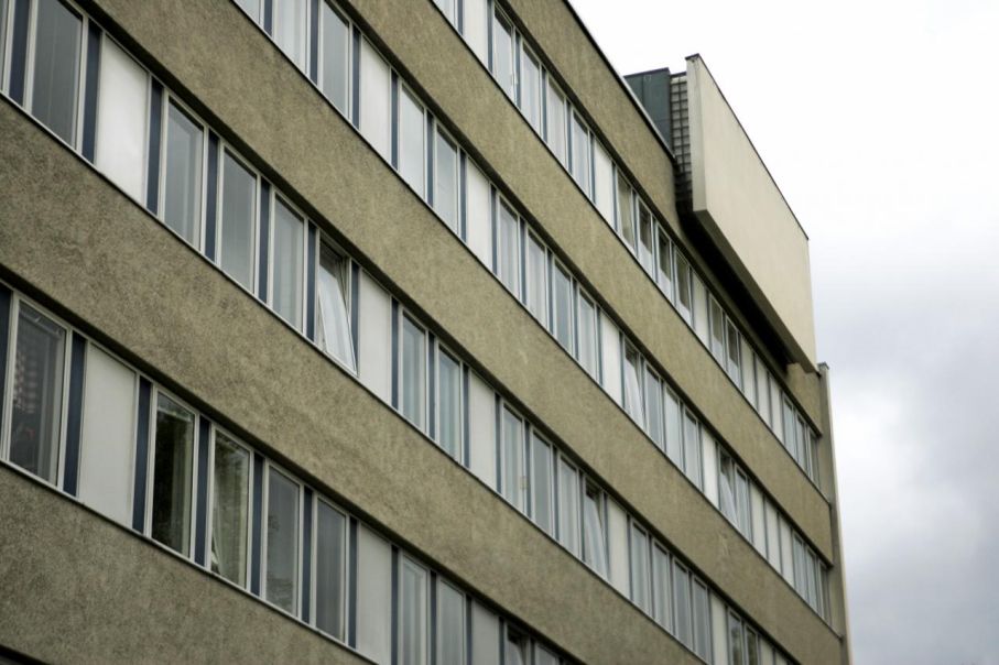 Backe lasarett, ett modernistiskt utropstecken.