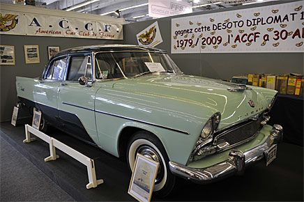Den franska jänkebilklubben har alltid ett billotteri, i år var vinsten en De Soto Diplomat 1956. Diplomat hade namnsdag den 3 februari, läs mer på www.klassiker.nu.