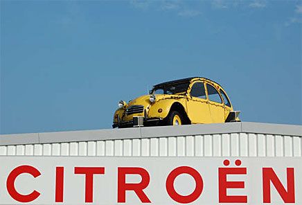 Ibland tittar den ytterst skygga 2CV:n fram. Det krävdes flera års förberedelser för Joakim Engstrand att ta bilden. Han sydde upp en asfaltsfärgad camouflagekostym och byggde ett speciellt fototorn i spillvirke. Bra jobbat!