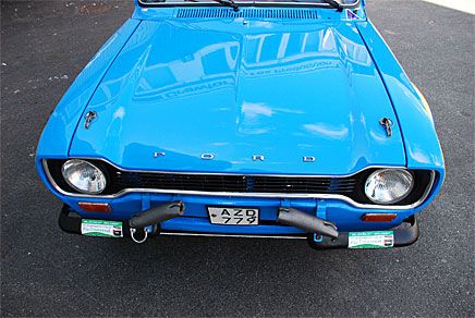En riktigt tuff Escort - som började sitt liv med 1100-motor.