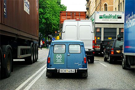 I dagens trafik är en Austin 850 en mycket liten bil. Det gäller även Countryman-versionen.