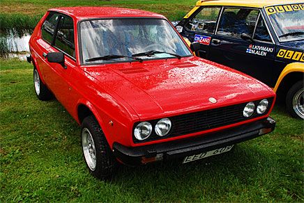 Ovanlig Fiat 128 1979 som ägs av Ewa Andersson.