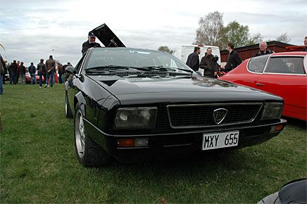 Lancia Beta Monte Carlo är en ovanlig syn - med V8-motor från Ferrari framför bakhjulen ännu mera så.