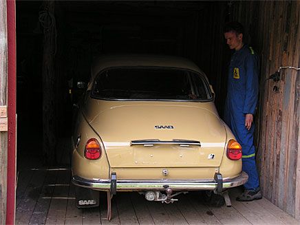 Skickar bilder på min fars kusins fina 96 1973 årsmodell. Erlend Dammen, Jømna, Norge