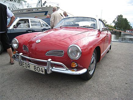 Karmann-Ghia Coupé i mycket propert skick.