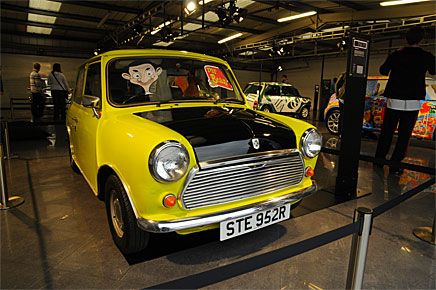 Mr Bean fanns förstås med på Mini United. Flera Mr Bean. Blir det Mr Bean's i plural?
