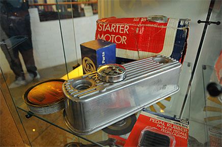 Originaldelar och tillbehör ställs också ut i Borlänge.