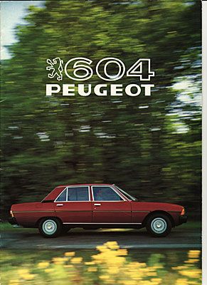 Peugeot 604 i full frihet.