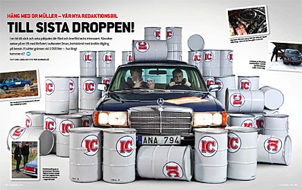 Dr Müller presenterades i Klassiker 3-09 och redan från början var ramarna klara: Max 1000 liter bensin fick gå åt.