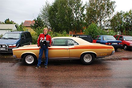 Lars GTOlsson med sin, ja ni har redan fattat. Lars kan stoltsera med att vara snabbast i SHRA Vansbro-Äppelbo.