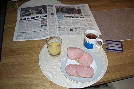 Stadig frukost, man vet ju aldrig!