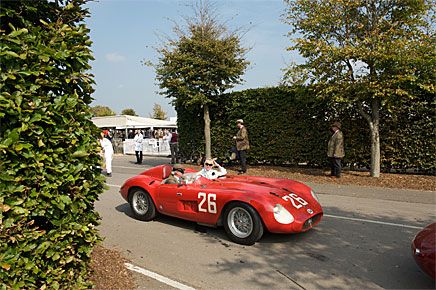 Maserati 300 S, -55. Deltagare i "Sir Stirling Moss at 80" paraden.