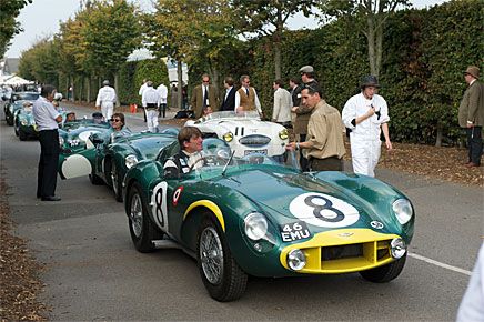 Aston Martin DB3S, -55. Deltagare i "Sir Stirling Moss at 80" paraden.
