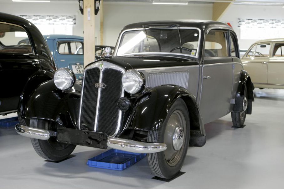 Bilmuseet i Hoting har en fin kollektion med bruksbilar från förr.