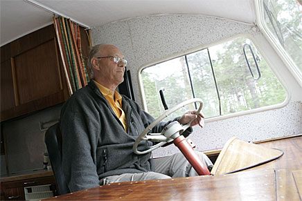 Björn Lindell ägde husbilen i 30 år innan det var dags att sälja.