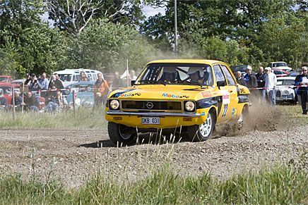 Jan Stenberg och Leif Lindström fick Klassikers pris för bästa ekipage för sin Opel Ascona A 1972.