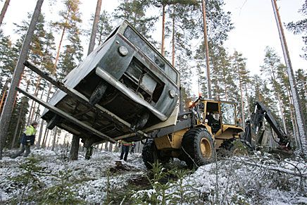Släpp ner mig! Jag är en mycket ovanlig Saab!
