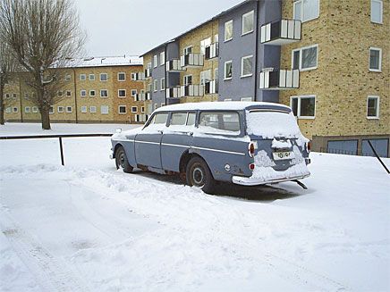 En frusen kombi i Motala. Johan Karlfeldt