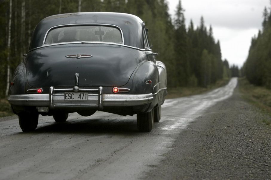 Gravel road.
