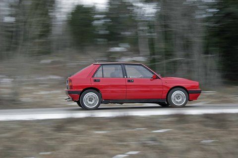 Lancia Delta HF Integrale 8v, 1991 årsmodell. 13000 mil. Komplett ifylld servicebok, kamrem bytt, nyrenoverad, ny lack (originalfärg), Evo inredning, Import från England av mig själv 2008. 95 000 kr