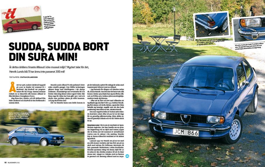 Alfasud som gått 297 mil!