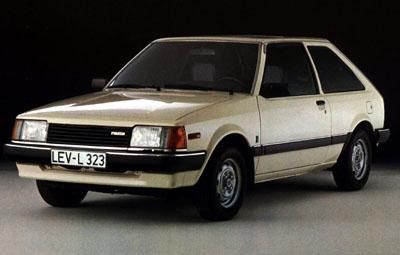 Andra generationen 323 bytte bort bakhjulsdriften mot framhjulsdrift.