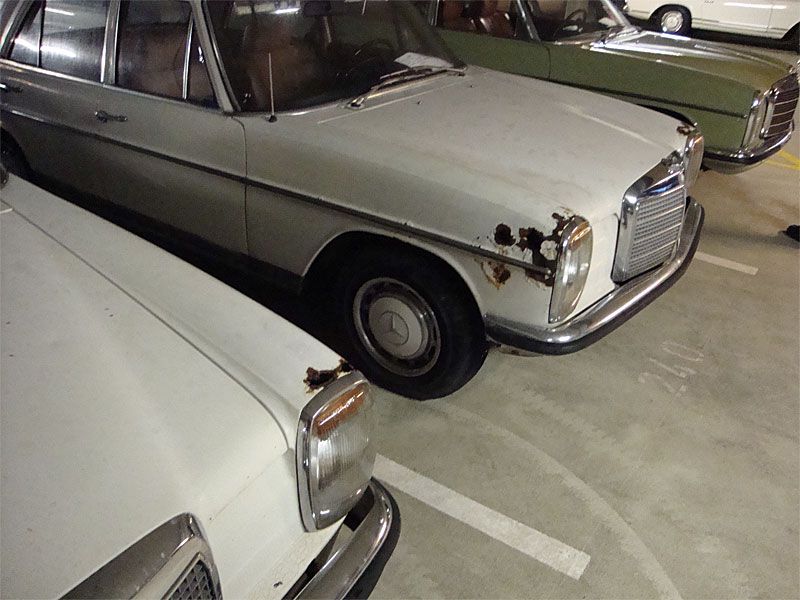 Trasiga skärmar avskräcker inte Mercedes-entusiaster. Kanske.